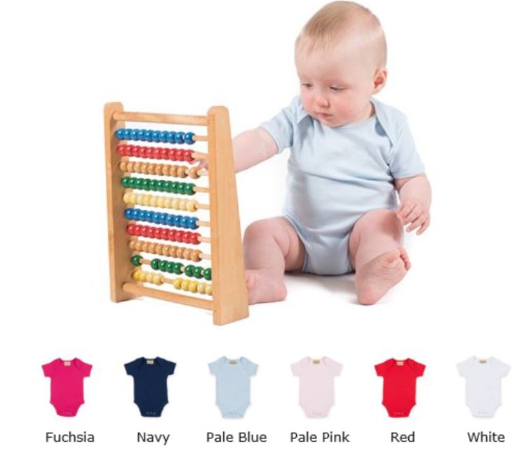 Larkwood LW55T KId's short Sleeve Body Suit  Larkwood LW55T KId's short Sleeve Body Suit